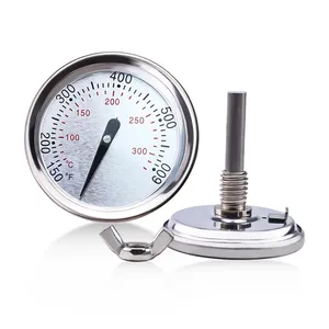 Accurate Grill Thermometer for Weber Charcoal Spirit I & II 200 and 300 Series, 60540 Temperature Gauge for Smoker Wood Charcoal Pit 1.81" Diameter Thermostat Replacement