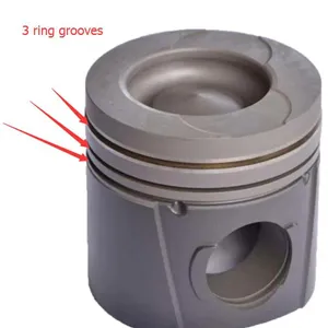 Piston and Cylinder Liner Kit 5878148631 1878137661 for Isuzu Engine 4HK1 John Deere Excavator 225DLC 220DW — 4
