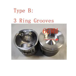 Piston and Cylinder Liner Kit 5878148631 1878137661 for Isuzu Engine 4HK1 John Deere Excavator 225DLC 220DW — 2