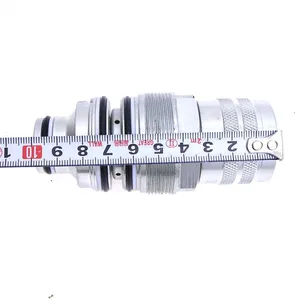 Male & Female Flat Face Coupler Kit 6679837 6680018 for Bobcat T140 T180 T190 T200 T300 — 4