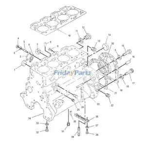 Cylinder Head Gasket 7C3803 for Caterpillar Engine 3054 CAT Excavator 205 206 Backhoe Loader 416 426 428 — 4