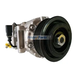 6SEU14C 12V A/C Compressor 7E0820803 for Volkswagen Transporter Amarok Transporter T5 Multivan — 3