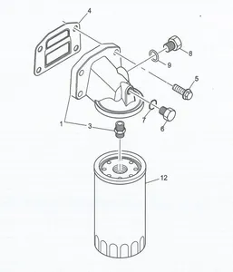 Engine oil filter / Filtre à huile moteur Caterpillar — 6