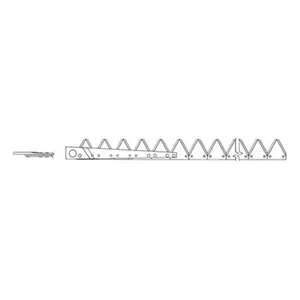 7', Black 12ga under serrated, Riveted for New Holland® || Replaces OEM # 800-697