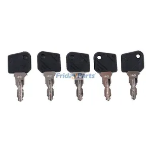 5 Pieces Key 802 0039730404 for Linde Forklift E16 Stacker L12 L14 L16 Pallet Truck T16 T18 T20 T30 372 1151 1152 1158 131 — 2