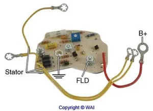 8040-6265 *NEW* Electronic Regulator for Delco 25SI Alternators 12V