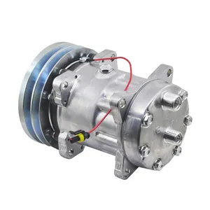 12V SD7H15 A/C Compressor 8091 32767G 04437338 for Deutz Fahr Hurlimann Lamborghini & Same Tractor