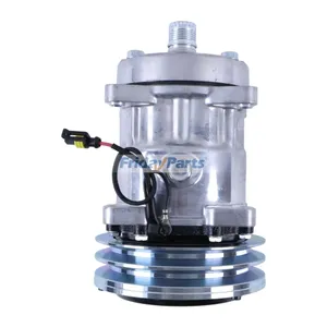 12V SD7H15 A/C Compressor 8091 32767G 04437338 for Deutz Fahr Hurlimann Lamborghini & Same Tractor — 8
