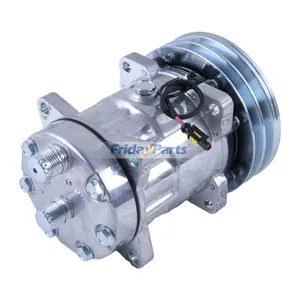 12V SD7H15 A/C Compressor 8091 32767G 04437338 for Deutz Fahr Hurlimann Lamborghini & Same Tractor