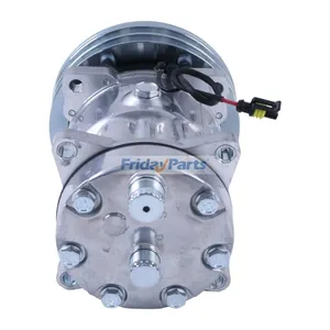 12V SD7H15 A/C Compressor 8091 32767G 04437338 for Deutz Fahr Hurlimann Lamborghini & Same Tractor — 2