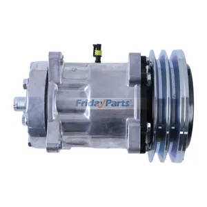 12V SD7H15 A/C Compressor 8091 32767G 04437338 for Deutz Fahr Hurlimann Lamborghini & Same Tractor — 7
