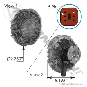 Automann 810.62181 Fan Clutch Electric Mack