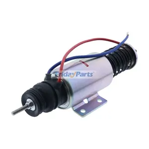 24V Shutdown Solenoid Valve 98423938 8112462 for New Holland Loader FR130 FR160 FR220 FR130.2 FR160.2 FR220.2 Fiat Hitachi Excavator FH120 FH200 FH400