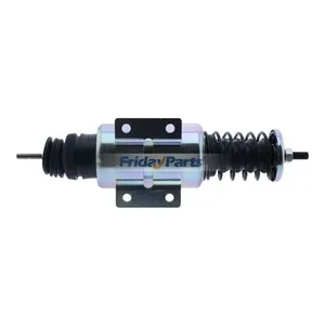 24V Shutdown Solenoid Valve 98423938 8112462 for New Holland Loader FR130 FR160 FR220 FR130.2 FR160.2 FR220.2 Fiat Hitachi Excavator FH120 FH200 FH400 — 4