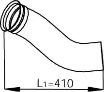 VOLVO REN 5 INC EXHAUST PIPE (DINEX)