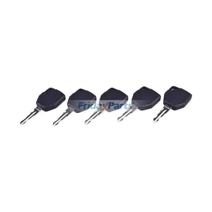 5 Pieces Key 81404 for Terex Backhoe 760 820 860 880 970 980 JCB Fermec Excavator