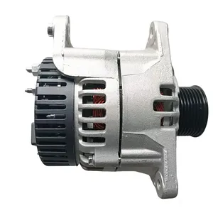 Ford New Holland 82001259 alternator, 14V 100A, for use in New Holland tractors.