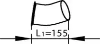 VOLVO EXHAUST PIPE (DINEX)