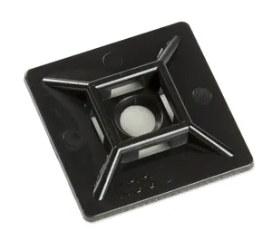 Adhesive Back Mount, Black, Double