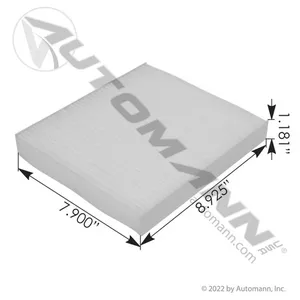 Automann 830.61009BB Cabin Air Filter Kenworth Peterbilt IHC