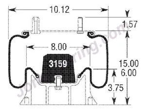AIR SPRING  – ROLLING LOBE