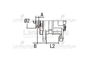 Alternator for CNH 84141452 — 2