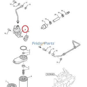 Fuel Lift Transfer Pump 84142216 for CASE Engine 6590 4390 Tractor 5120 5130… — 7