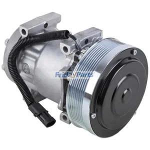12V A/C Compressor 84279787 for FPT/Iveco Engine F2CFP613C New Holland Harvester CR9090 CR6090 CR7090 CR8080 FR450 FR780 FR650 FR920
