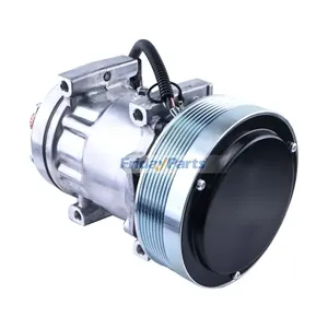 SD7H15-SHD A/C Compressor 84279787 for New Holland CR6090 CR7090 CR8080 CR8090 CR9090 CX8070 CX8080 CX8090 — 2