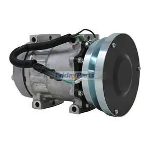 24V SD7H15 1PK 138mm A/C Compressor 48019378 84304794 for CASE Motor Grader 845B 845C 865B 885B