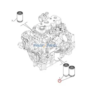 Fuel Filter 84412164 for Iveco FPT F4DFE Engine New Holland T6.140 T7.220 T7.235 T7.260 B95C C227 C238 L225 U80C W50C W70C — 6