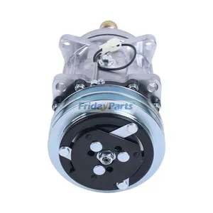 SD7H15 A/C Compressor 85817170 for New Holland Backhoe Loader B110 B115 B95 B90B LB75 LB110.B LB75.B — 3