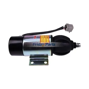 12V 3 Wire Stop Solenoid Valve 849370 859079 for Volvo Engine TAM D70E TAMD70D TAMD70B MD100A TMD100A TAMD60C TD100G-87 TAD1630G
