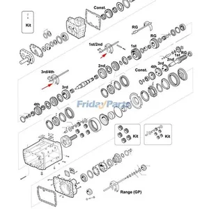 Sliding Pad 1297 306 120 for ZF Transmission 16S112 16S130 16S160 16S190 — 3