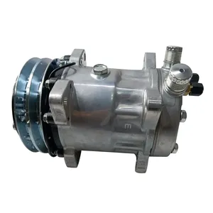 12V SD7H15 4663 A/C Compressor 86508521 for CASE Tractor 2090 2094 2290 2294 2390 2394 2590 2594 3294 New Holland TR87 TR88 TR89 TR97 TR98 TR99 — 2