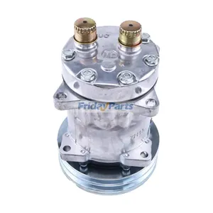 SD7H15 A/C Compressor 86983967 for CASE Wheel Loader 521D 621D 821C 921C 921E Dozer 1150K 1650L 850M LT — 4