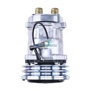SD7H15 A/C Compressor 86983967 for CASE Wheel Loader 521D 621D 821C 921C 921E Dozer 1150K 1650L 850M LT — 6