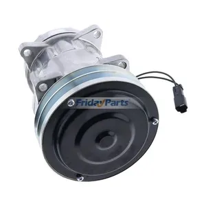 SD7H15 A/C Compressor 86993462 for New Holland Dozer D75 D85 D95 D85B D95B Loader LV80 U80 Tractor D75 D85 — 2