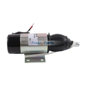 12V 2 Wires Stop Shutoff Solenoid Valve 873754 872825 for Volvo Penta Engine TAD1230G TAMD102D TAMD61A TD1210G TMD122A — 5