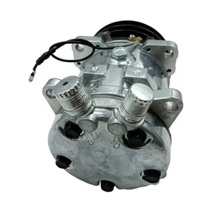 12V SD5H11 A/C Compressor 87546525 for New Holland Loader C175 L175 — 4