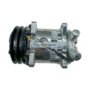 12V SD5H11 A/C Compressor 87546525 for CASE Skid Steer Loader 410 — 6