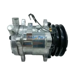 12V SD5H11 A/C Compressor 87546525 for CASE Skid Steer Loader 410