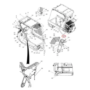 12V SD5H11 A/C Compressor 87546525 for CASE Skid Steer Loader 410 — 6