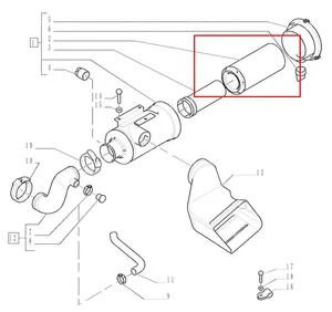 Air filter element, outer air / Filtre à air primaire, extérieure — 7