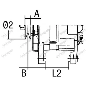 MAHLE LETRIKA alternator CNH 87755553 — 3