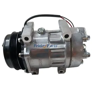 7H15SHD A/C Compressor 87802912 for CASE Tractor PUMA 115 125 140 155 MAXXUM 125 100 110 120 130 115 140 MXU100 MXU110 MXU115 MXU125 — 2
