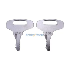 2 Pieces Ignition Key 87866 55240 for Tennant Sweeper Scrubber 1550 355 385 550 6400 6500 ATLV 4300