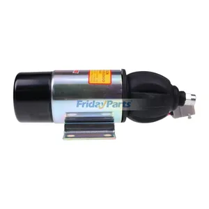 24V 3 Wire Stop Solenoid Valve 872458 881277 for Volvo Penta Engine TAM D70E TAMD70D TAMD70B MD100A TMD100A TAMD60C TD100G-87 TAD1630G — 4