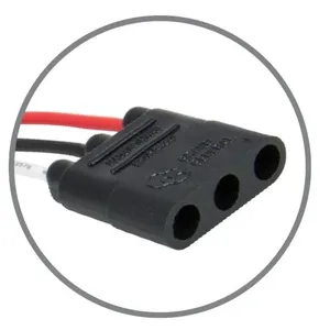 88222-1 12" TRIPLE FEMALE 0.180 PLUG CONTINUOUS WIRE ROLL, 100 PLUG (SELL BY THE PLUG)