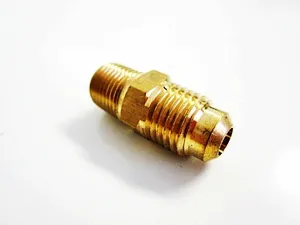 90243 MALE BRASS FITTING (1/2, 5/8 CUT 1/2) fits FORD